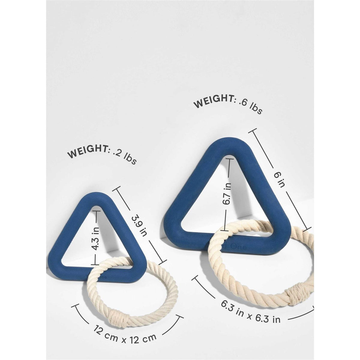 Triangle Tug Dog Toy D753153