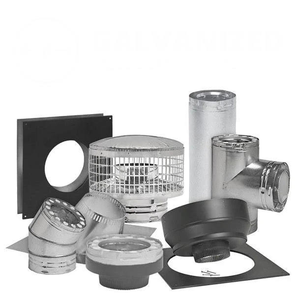 12x22 Chimney Galvanized 36x22 Length A9299