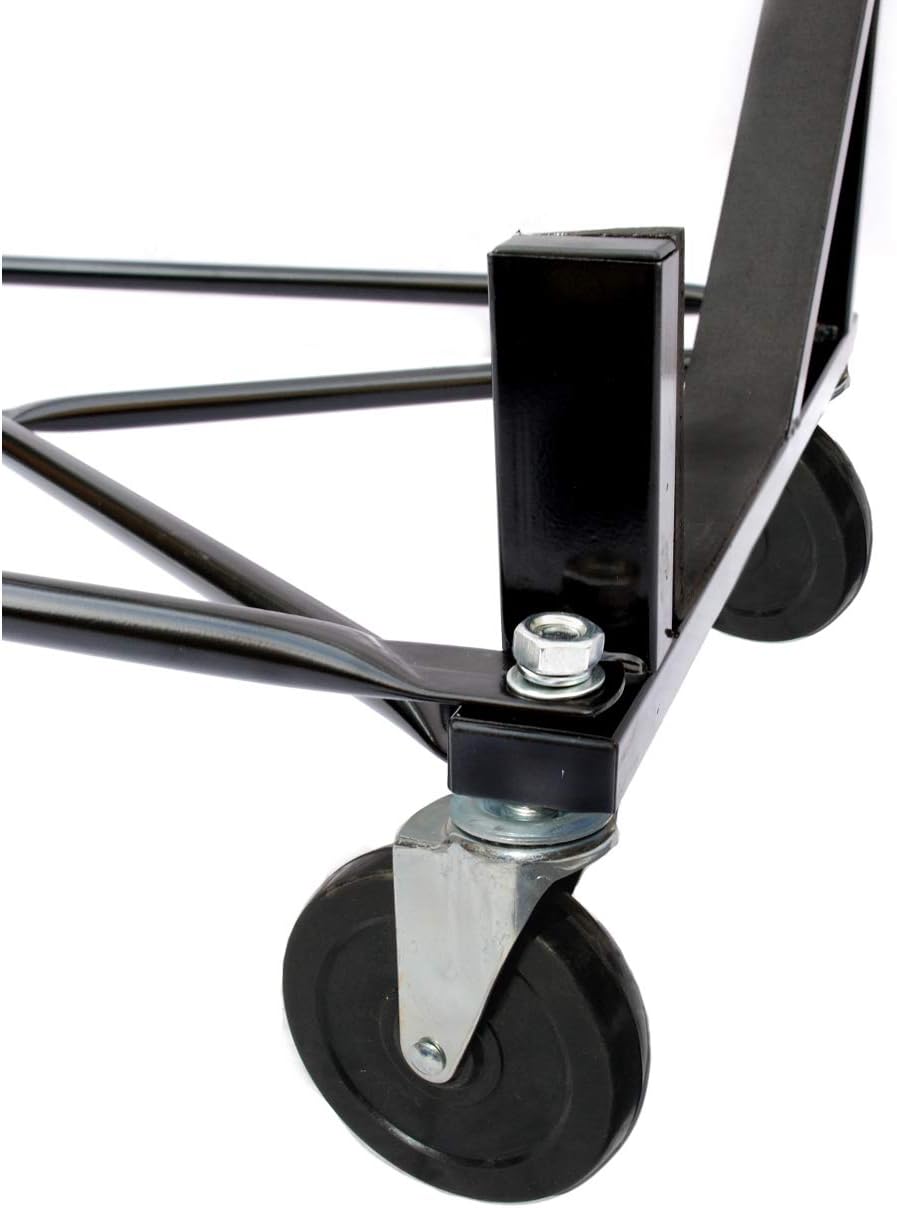 Heavy-duty Hardtop Stand Storage Cart with Castors and Strap M96967