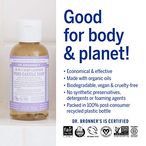 Pure-Castile Liquid Soap (Lavender, 4 ounce) A547