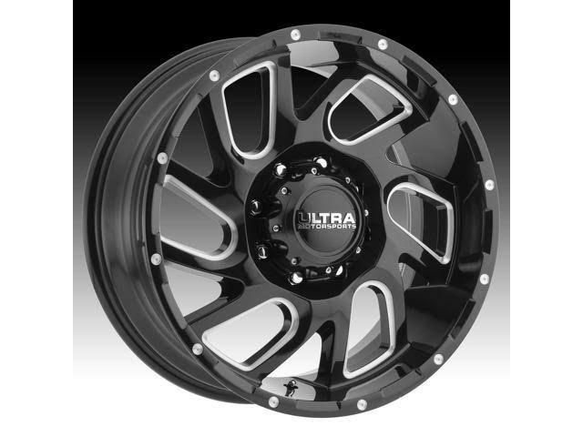 17x9 5x127 +10mm Black/Milled Wheel Rim M580860
