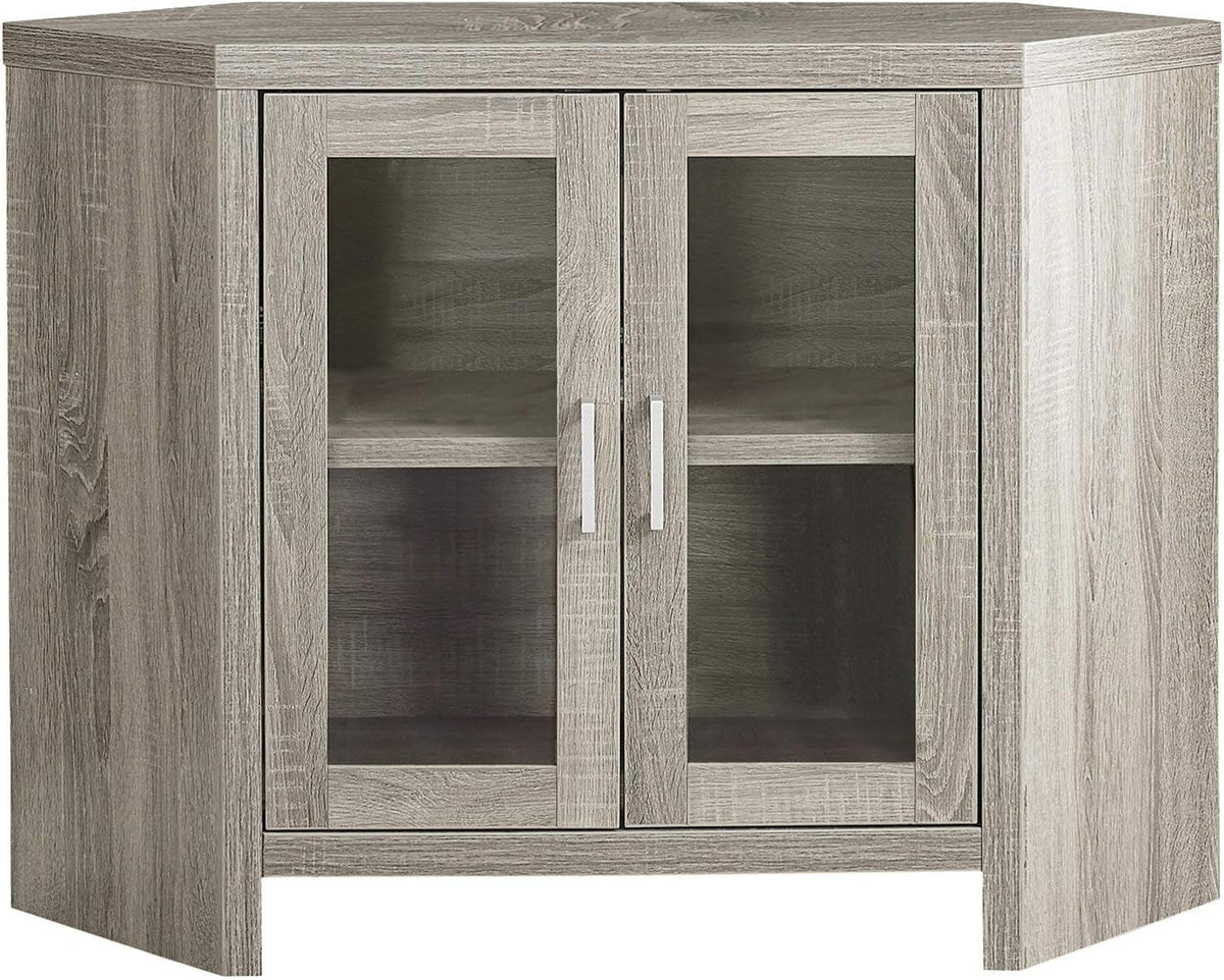 Corner TV Stand with Glass Doors, 42" F351703