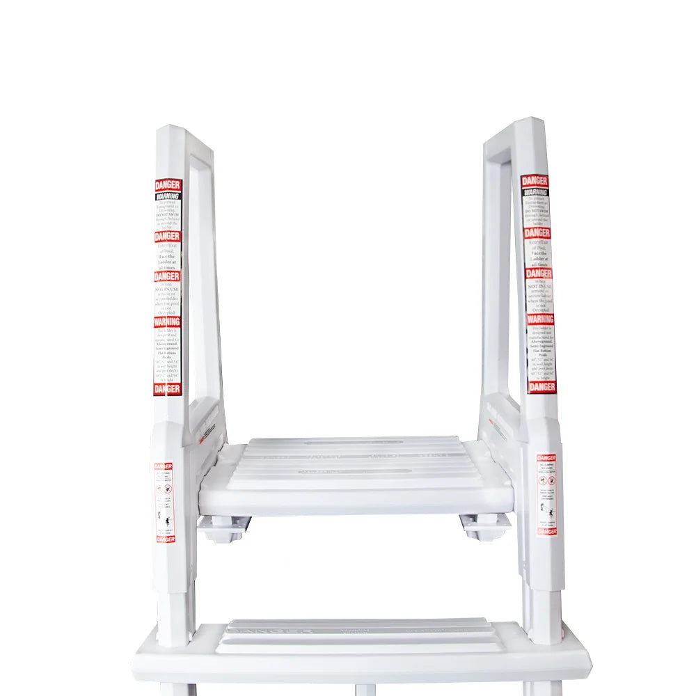 Heavy Duty Resin In-Pool Ladder with Entrapment Barrier T82495