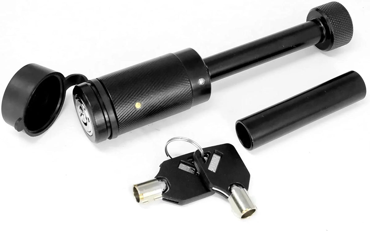 5/8" and 1/2" Black Trailer Hitch Pin Lock Set L3628