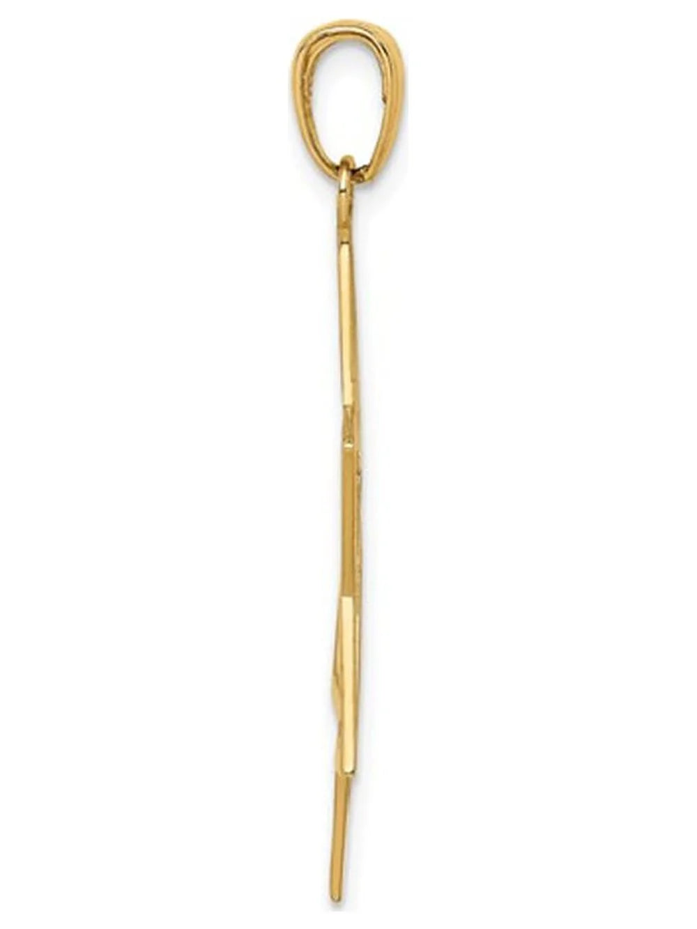 14K Yellow Gold Star of David Pendant Necklace with Chain J121