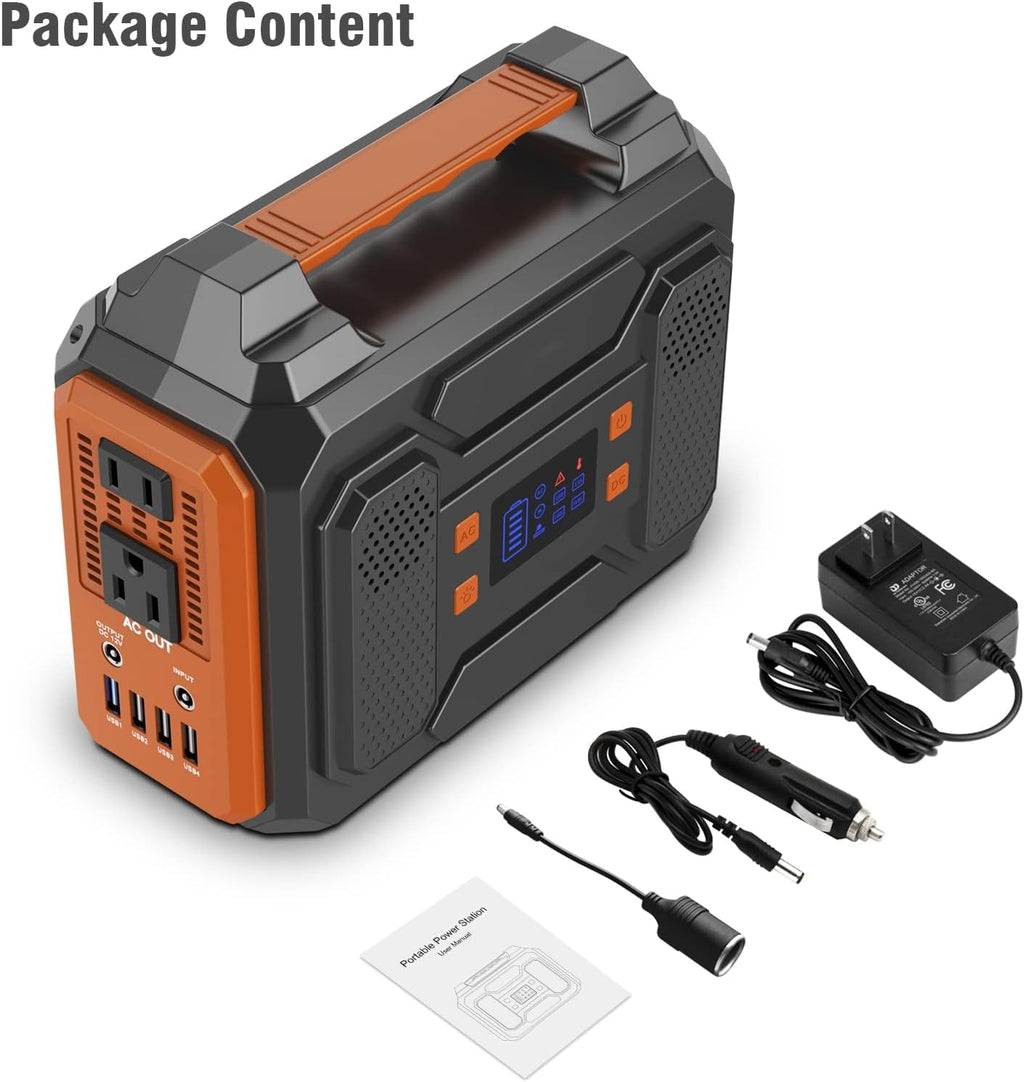300W 280Wh Portable Power Station with DC AC Outlet B41901