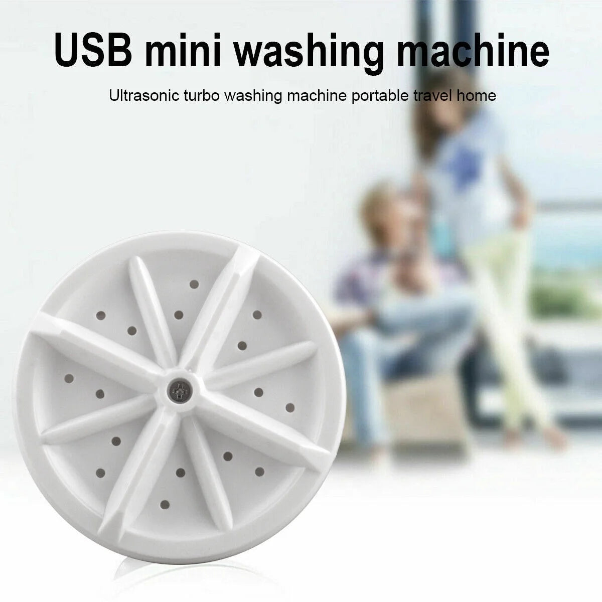 Ultrasonic Turbine Portable Mini Washing Machine Y666
