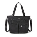 Black Tote with RFID Phone Wristlet C8399