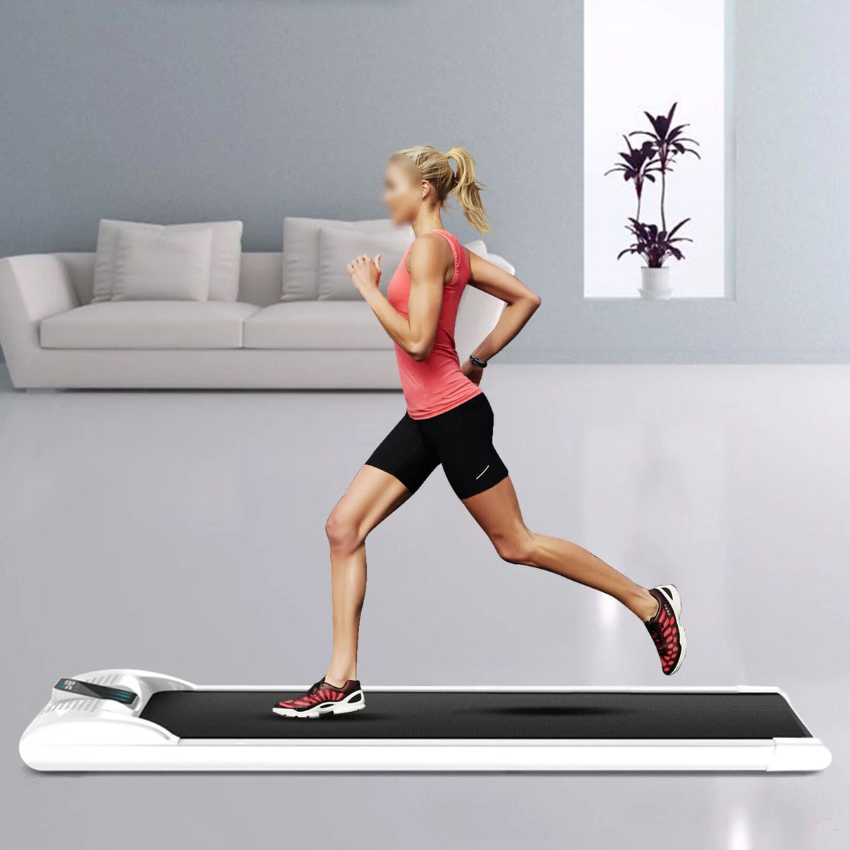 Electric Treadmill Portable Under-Desk Walking Pad 1-6KM/H A133856