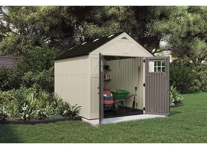 8' x 10' Heavy-Duty Resin Storage Shed Z449