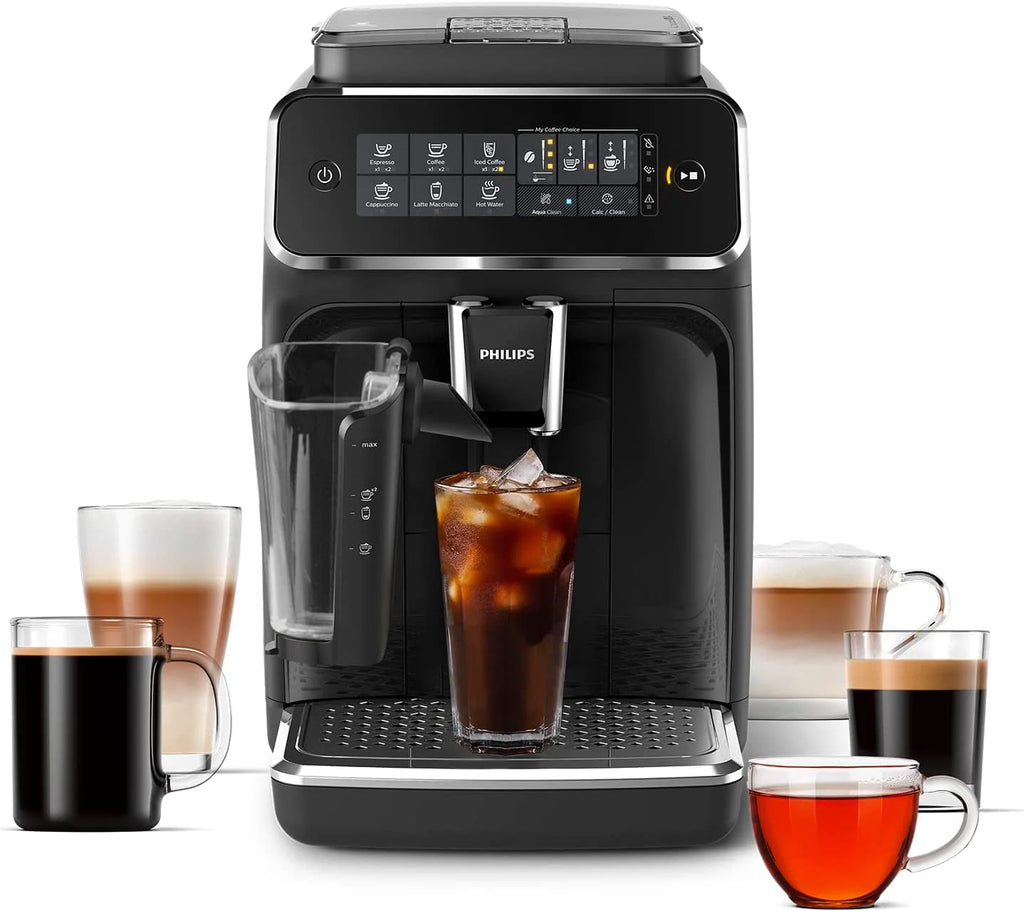 Fully Automatic Espresso Machine with LatteGo & Iced Coffee M217666