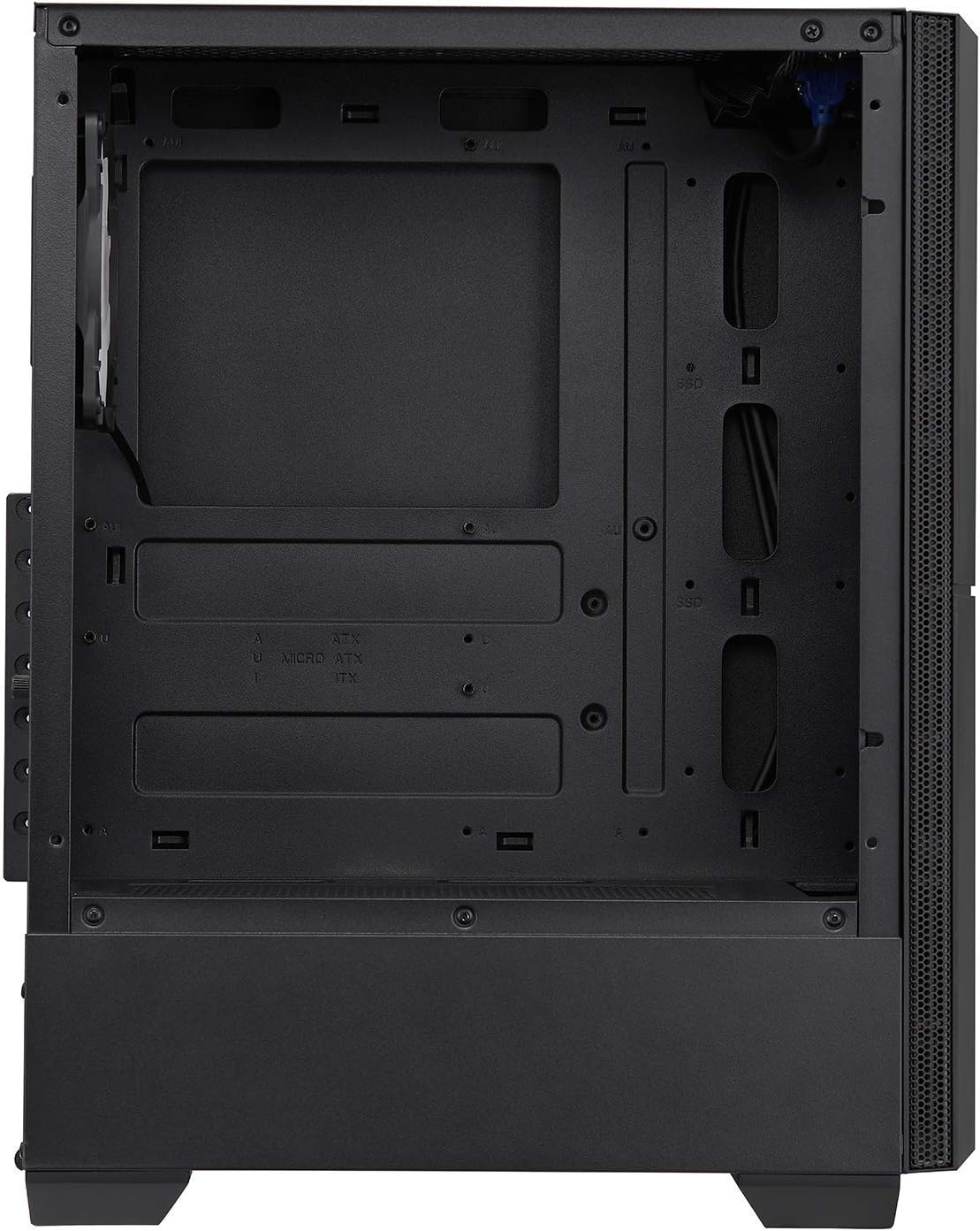 ATX Mid Tower PC Gaming Case with Tempered Glass Side Panel A57056