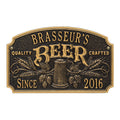 Beer Plaque Black-Gold Y121128