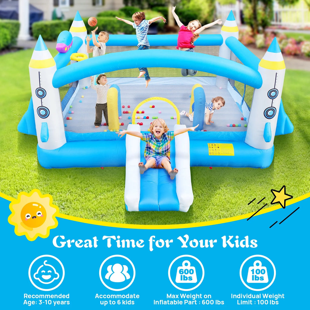 Inflatable Bouncer with Slide Jumping Castle Y8347