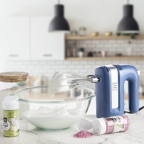 Electric Hand Mixer with Beaters and Whisk Attachments A221