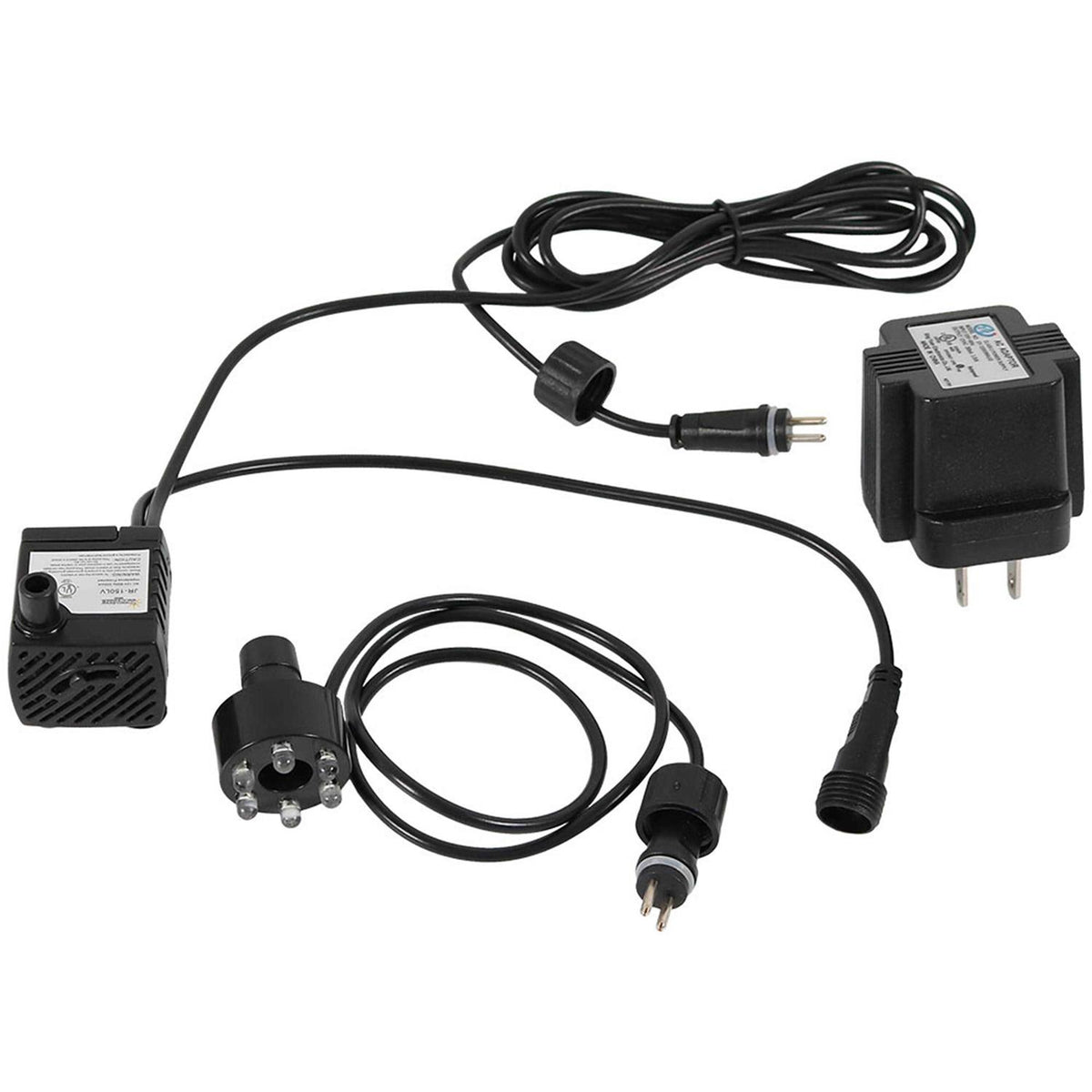 Electric Fountain Pump with White LED Lights U346264