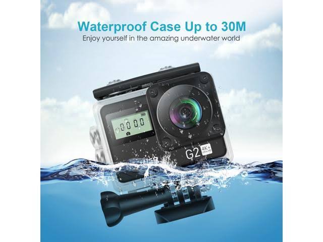 4K Waterproof Action Camera with Touch Screen R2462