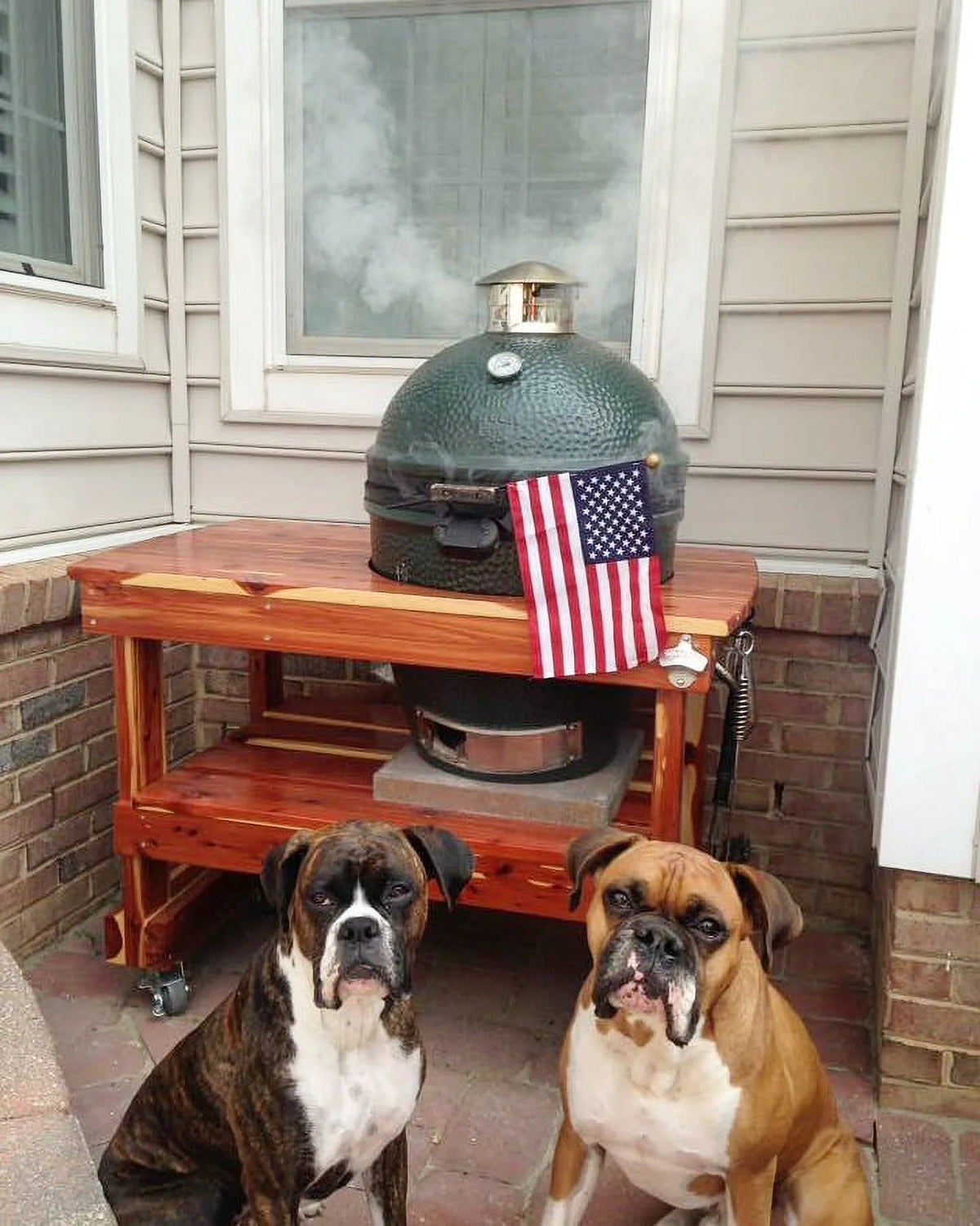 Compact Table for Large Green Egg B6706
