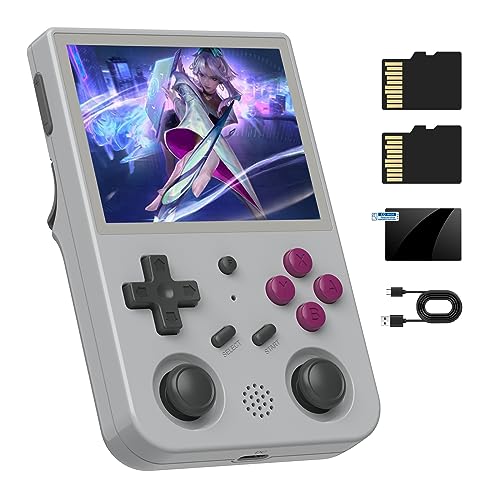 64G TF Card Retro Handheld Game Console with 3.5" IPS Screen D77748