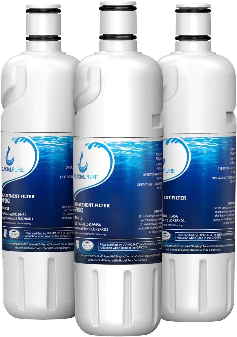 Water Filter Cap Replacement 2 Pack W13393