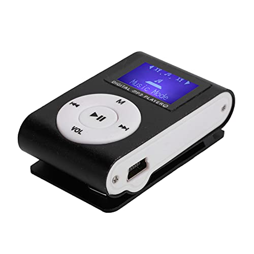 Portable mini MP3 music player with LCD screen and memory card slot (Black) M145660