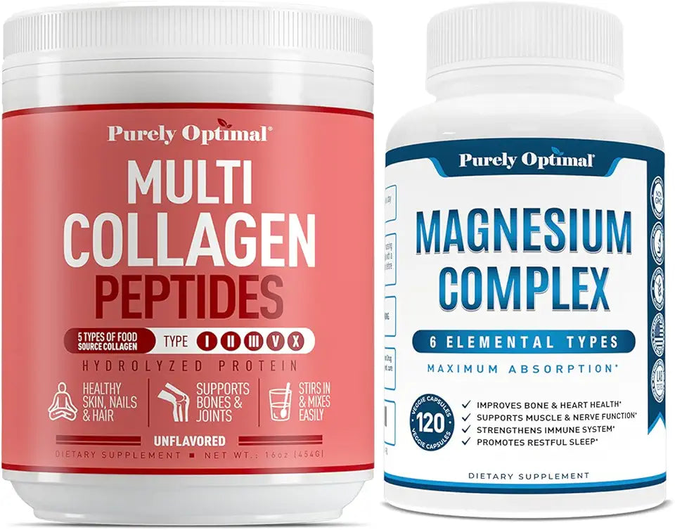 Multi Collagen Powder + Magnesium Complex 120 Capsules J534222