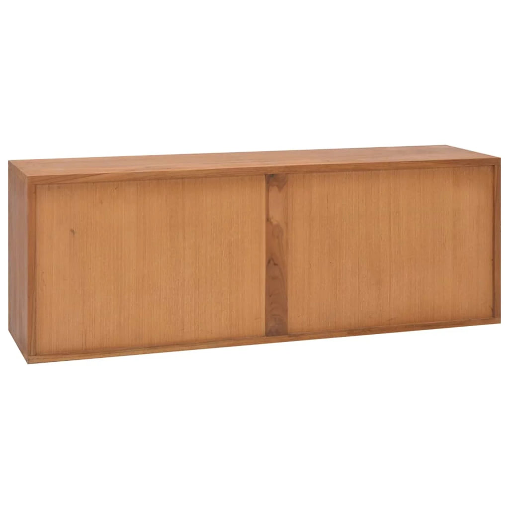 Teak Wood TV Cabinet with Storage Drawers and Shelf S866990