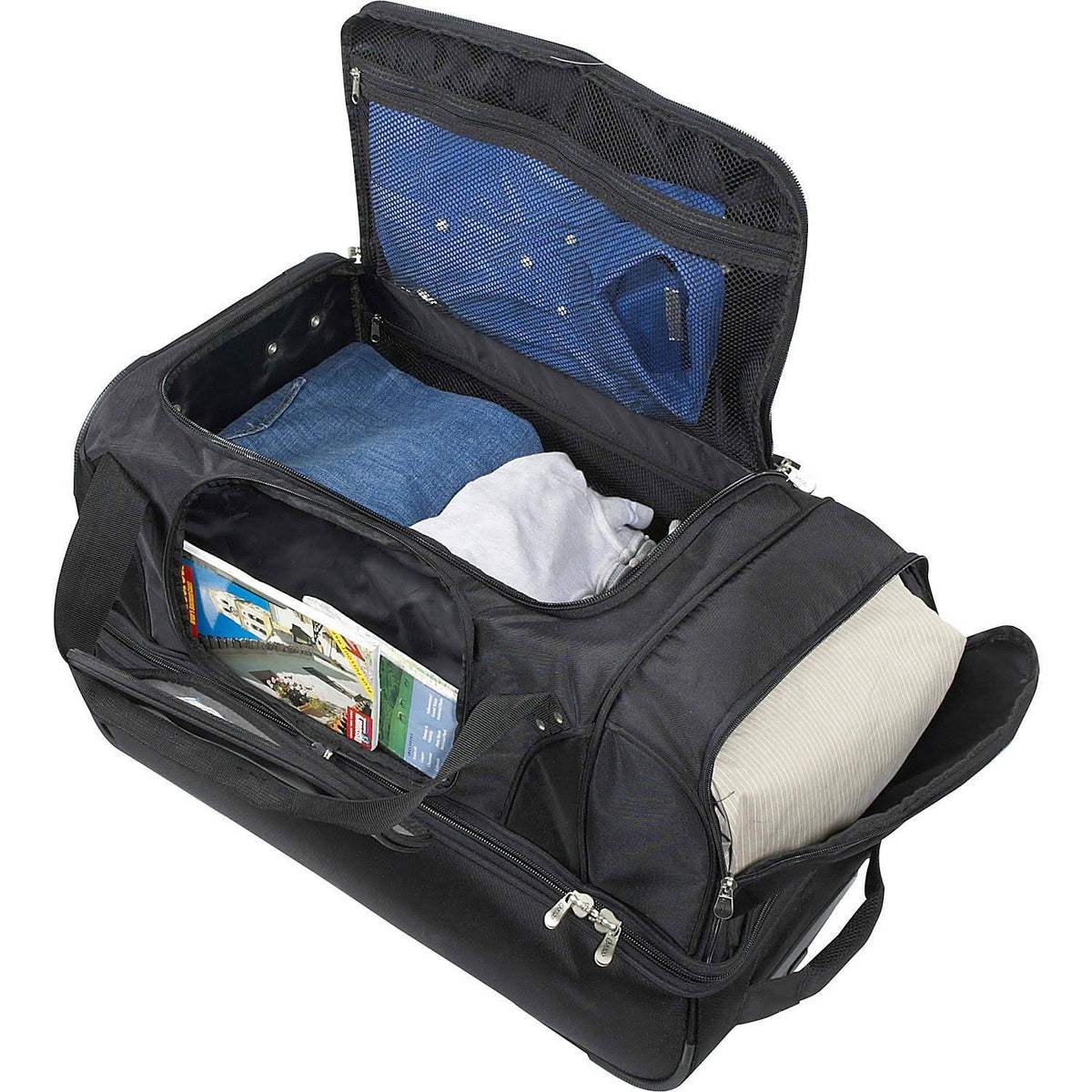 NCAA 27x22 Rolling Drop Bottom Duffel C620