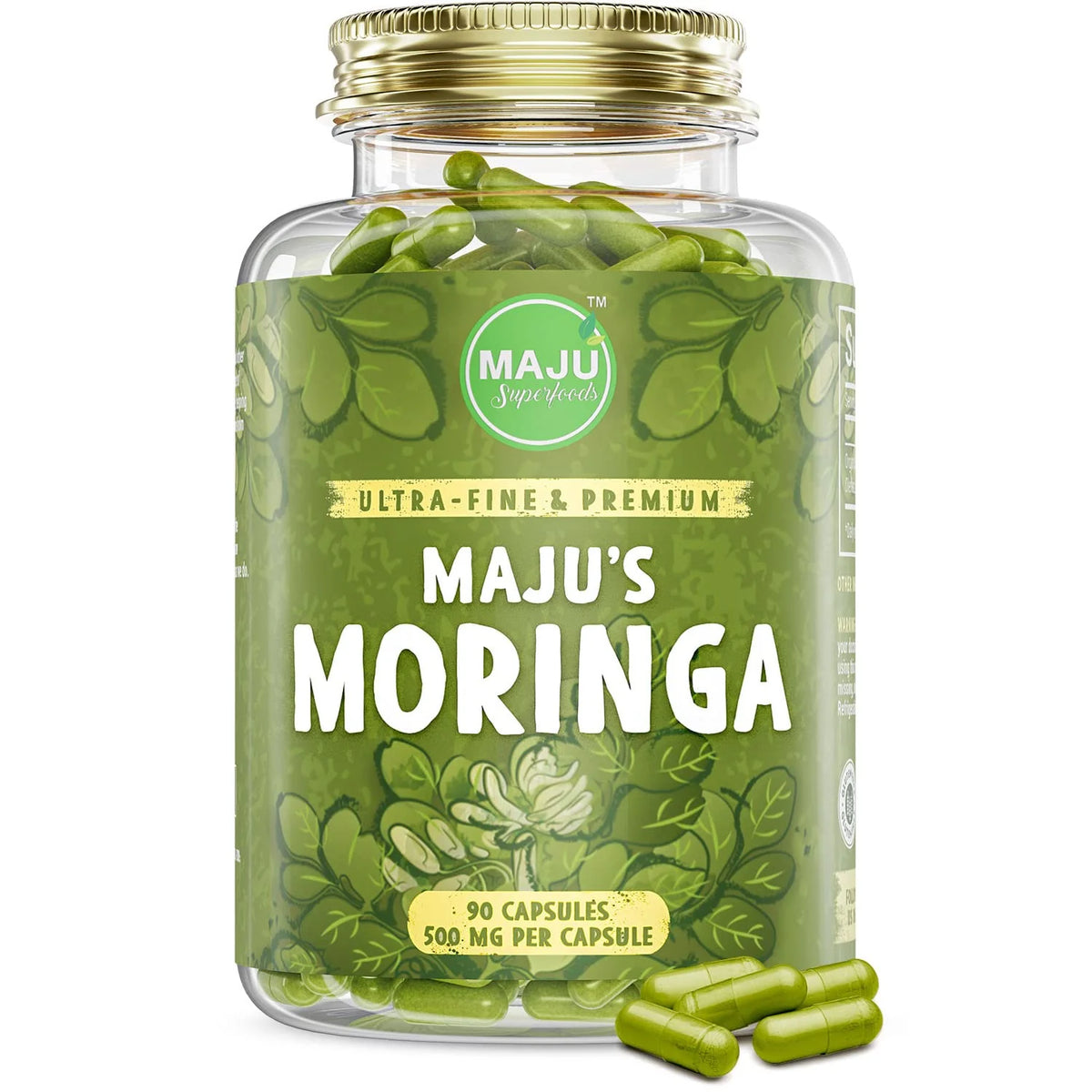 Organic Moringa Capsules 90 ct C925
