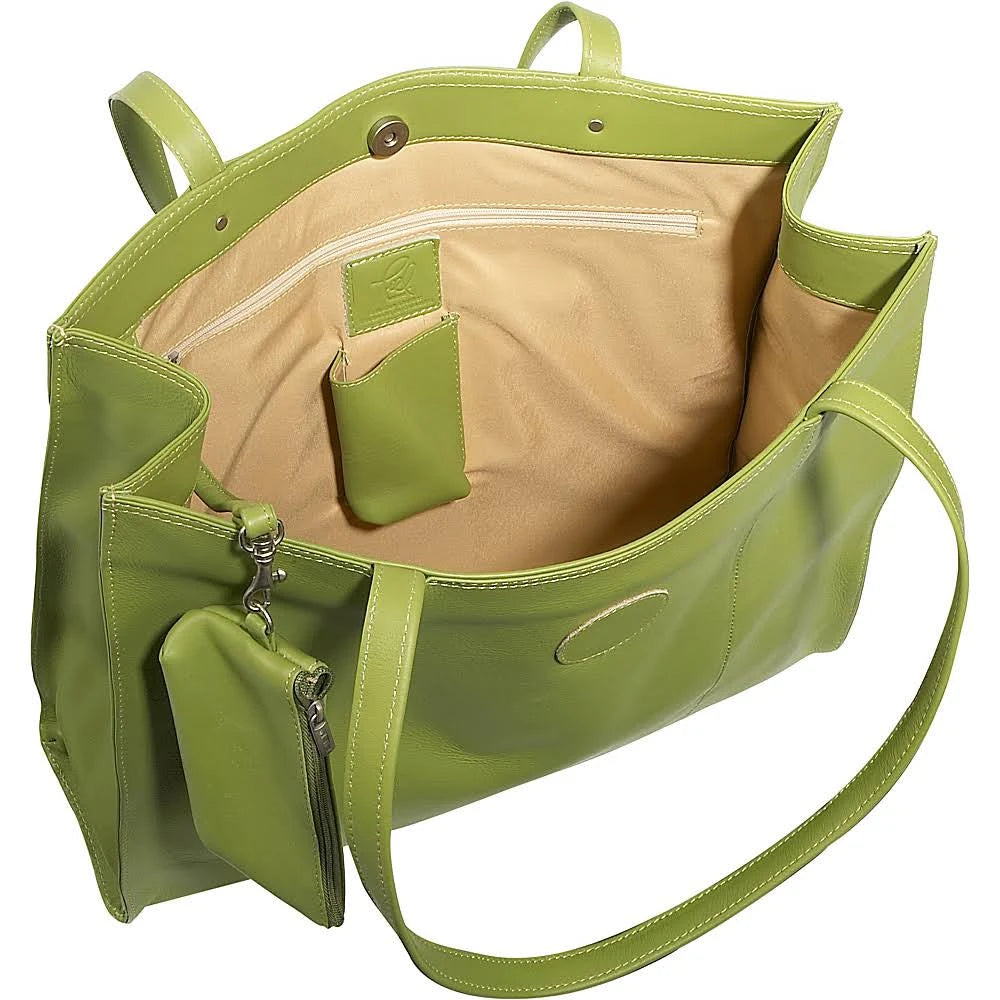 Red Leather Market Bag G13274