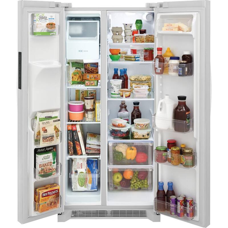 22.3 cu. ft. Side by Side Refrigerator in White U37561
