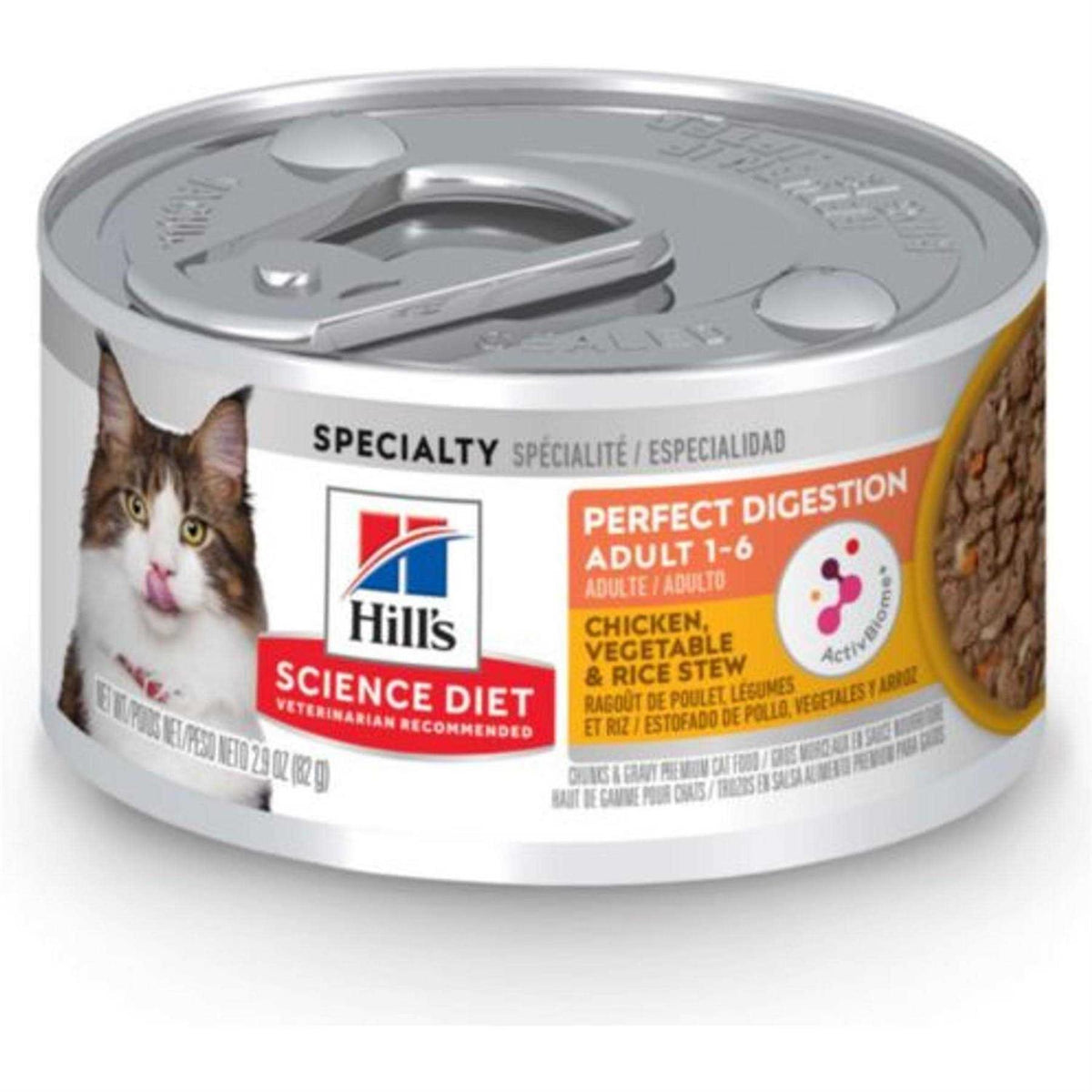 Chicken Vegetable & Rice Stew Adult Canned Cat Food Z172368
