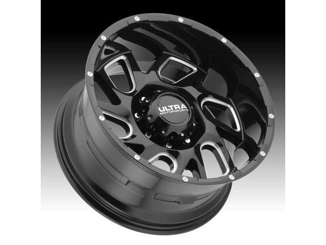 17x9 5x127 +10mm Black/Milled Wheel Rim M580860