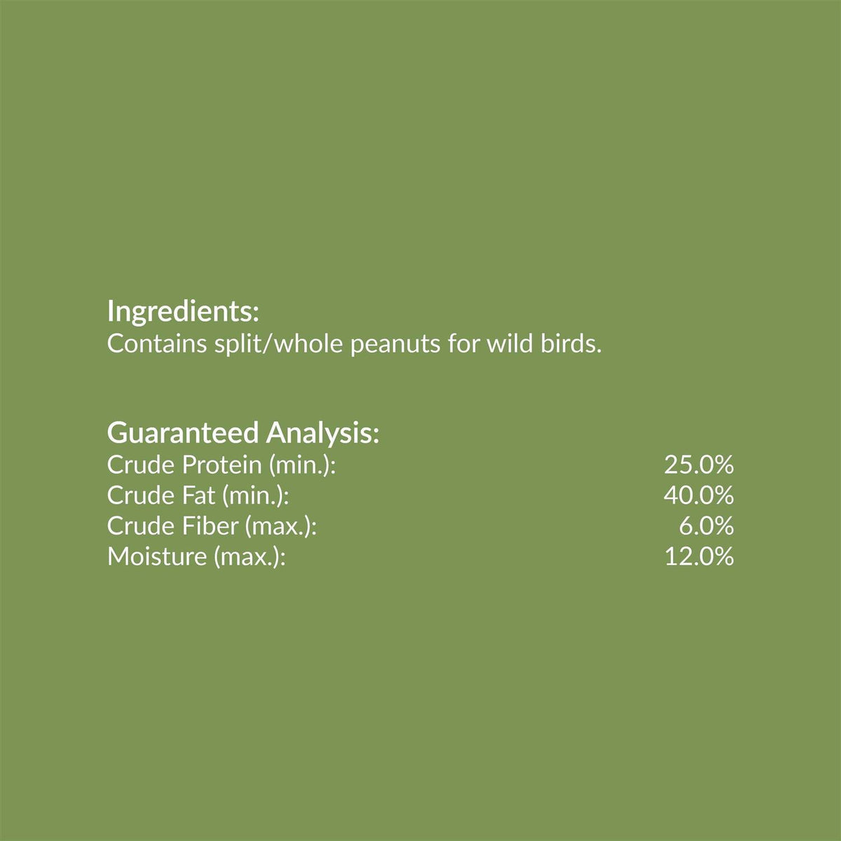 Peanut Pieces Wild Bird Food A593412