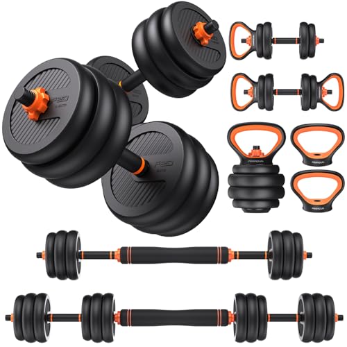Adjustable Dumbbells Set with Connector Y2853