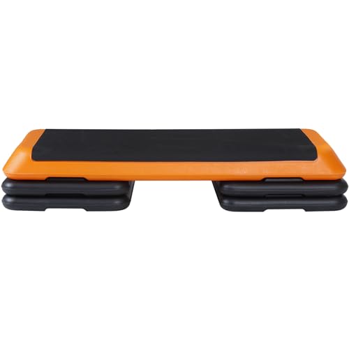 43'' Adjustable Aerobic Step Platform with 4 Stackable Risers S441197