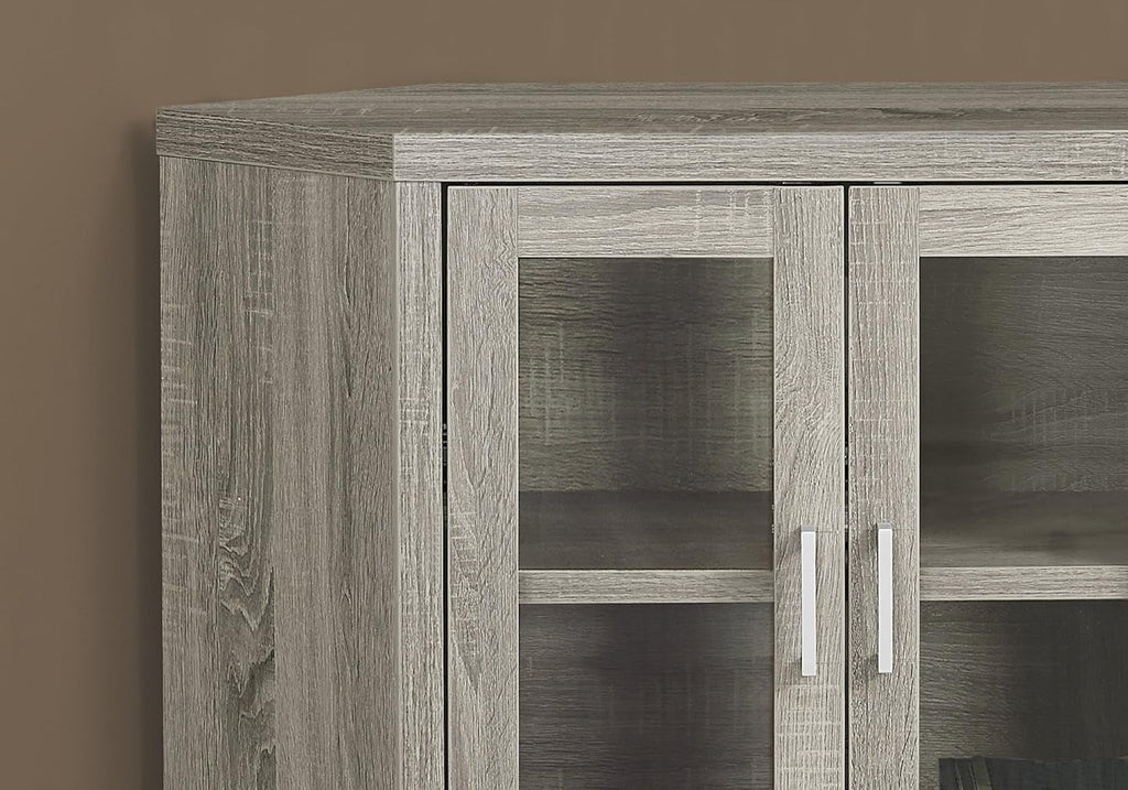 Corner TV Stand with Glass Doors, 42" F351703
