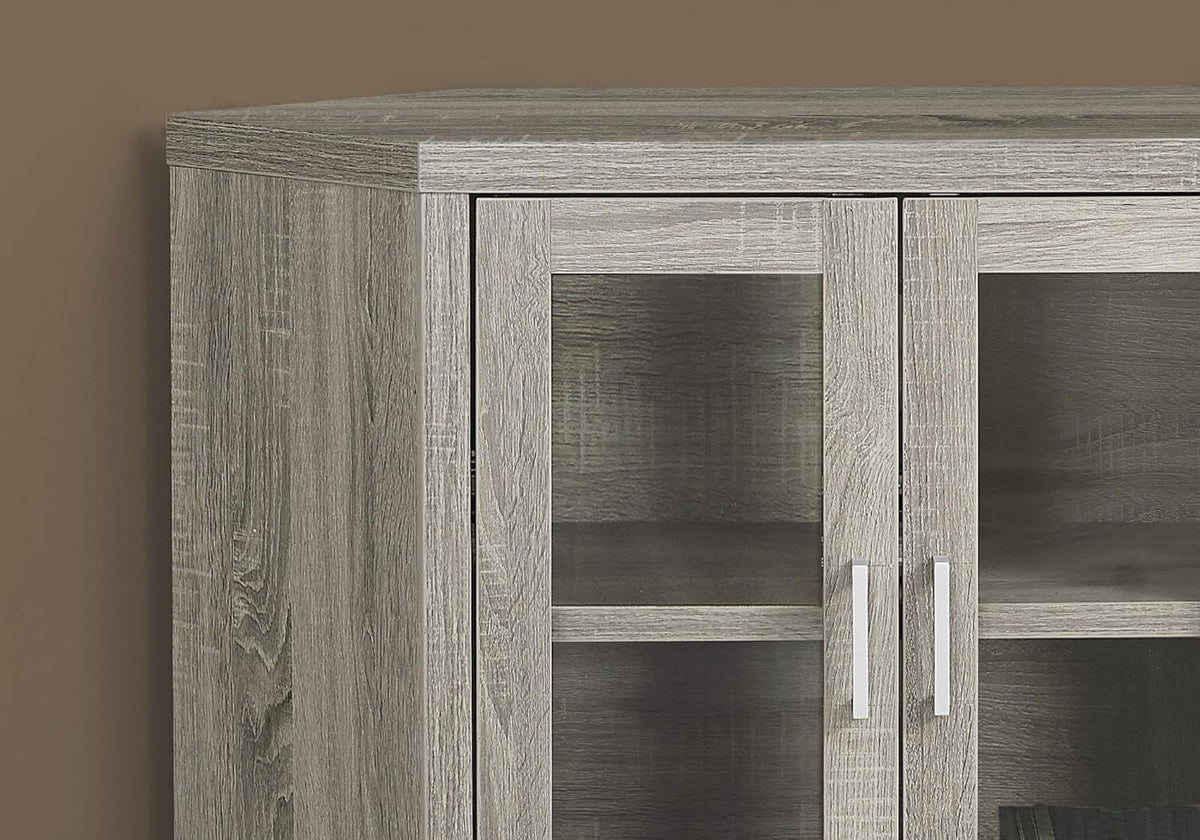 Corner TV Stand with Glass Doors, 42" F351703