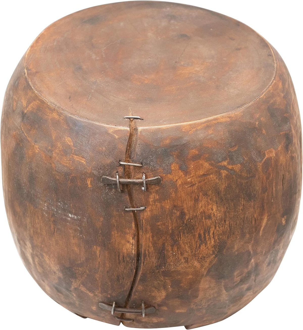 Brown Mango Wood Pedestal S665