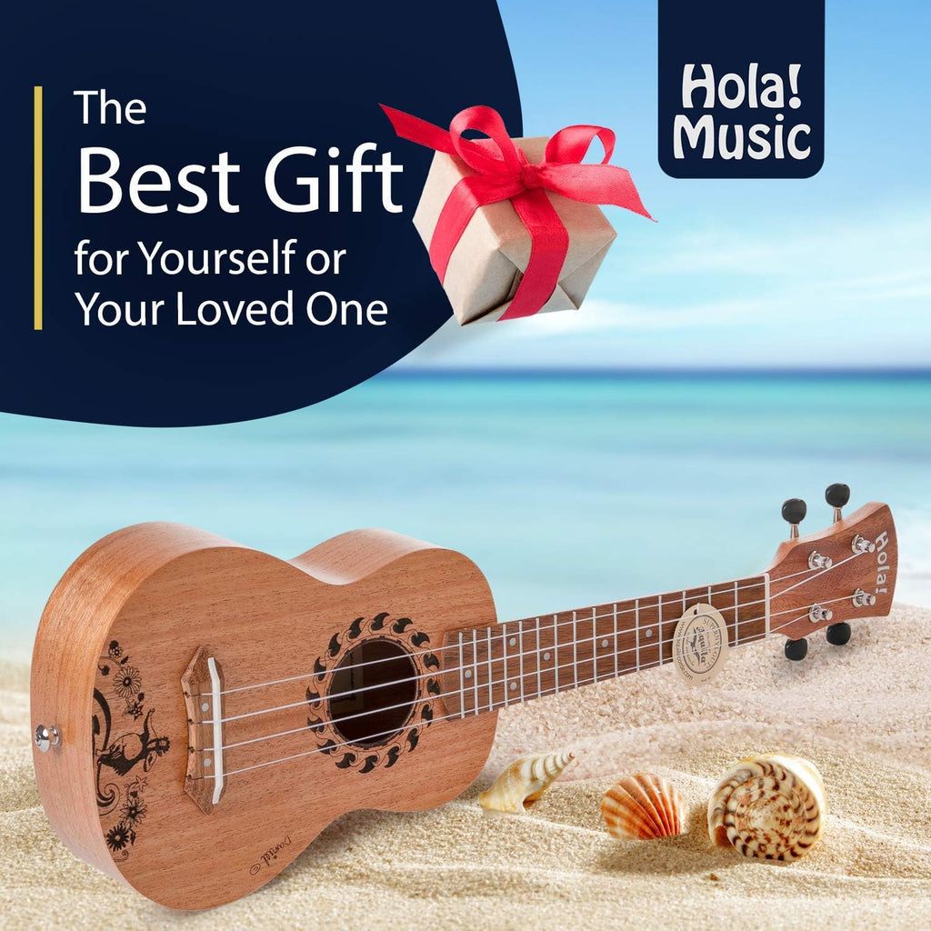 Mahogany Soprano Ukulele Bundle with Padded Gig Bag Y508