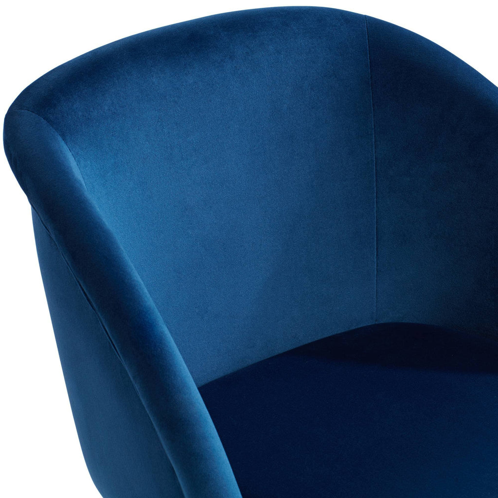 Blue Velvet Barstool D9524