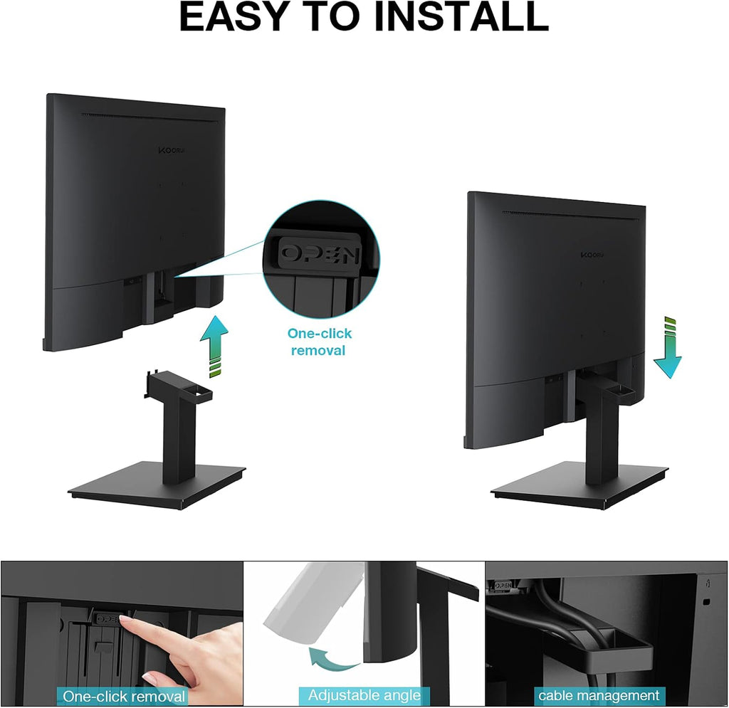 24 inch IPS FHD 1080p LED Monitor, 75Hz, Black F4464