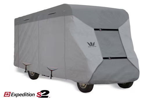 Gray RV Cover for 25-26 Feet Y375