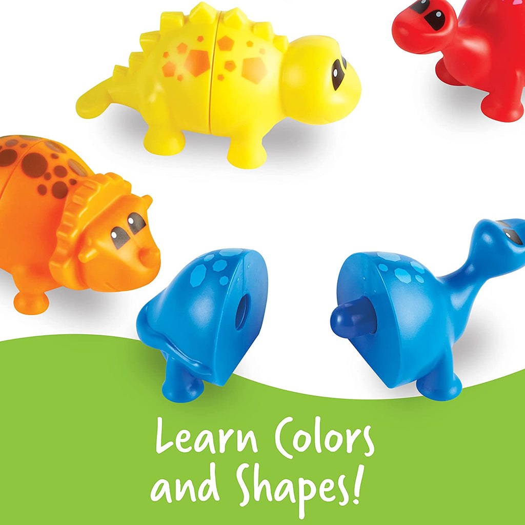 18 Pieces Snap-n-Learn Matching Dinos Toy A9529