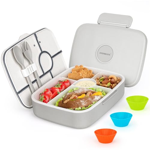 5 Compartment Insulated Bento Lunch Box U9027
