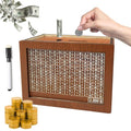 Wooden Savings Box with Money Target and Numbers O2437