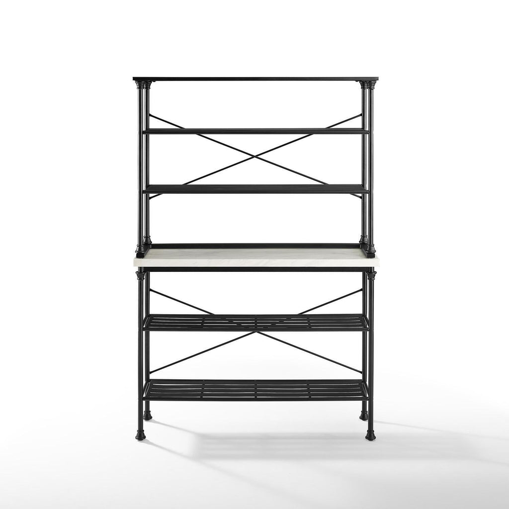 Matte Black Baker's Rack A115