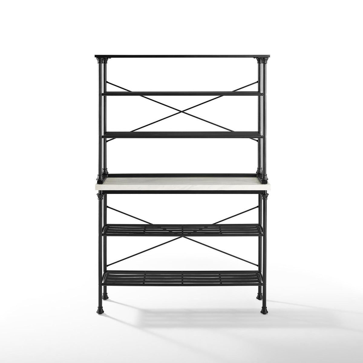 Matte Black Baker's Rack A115