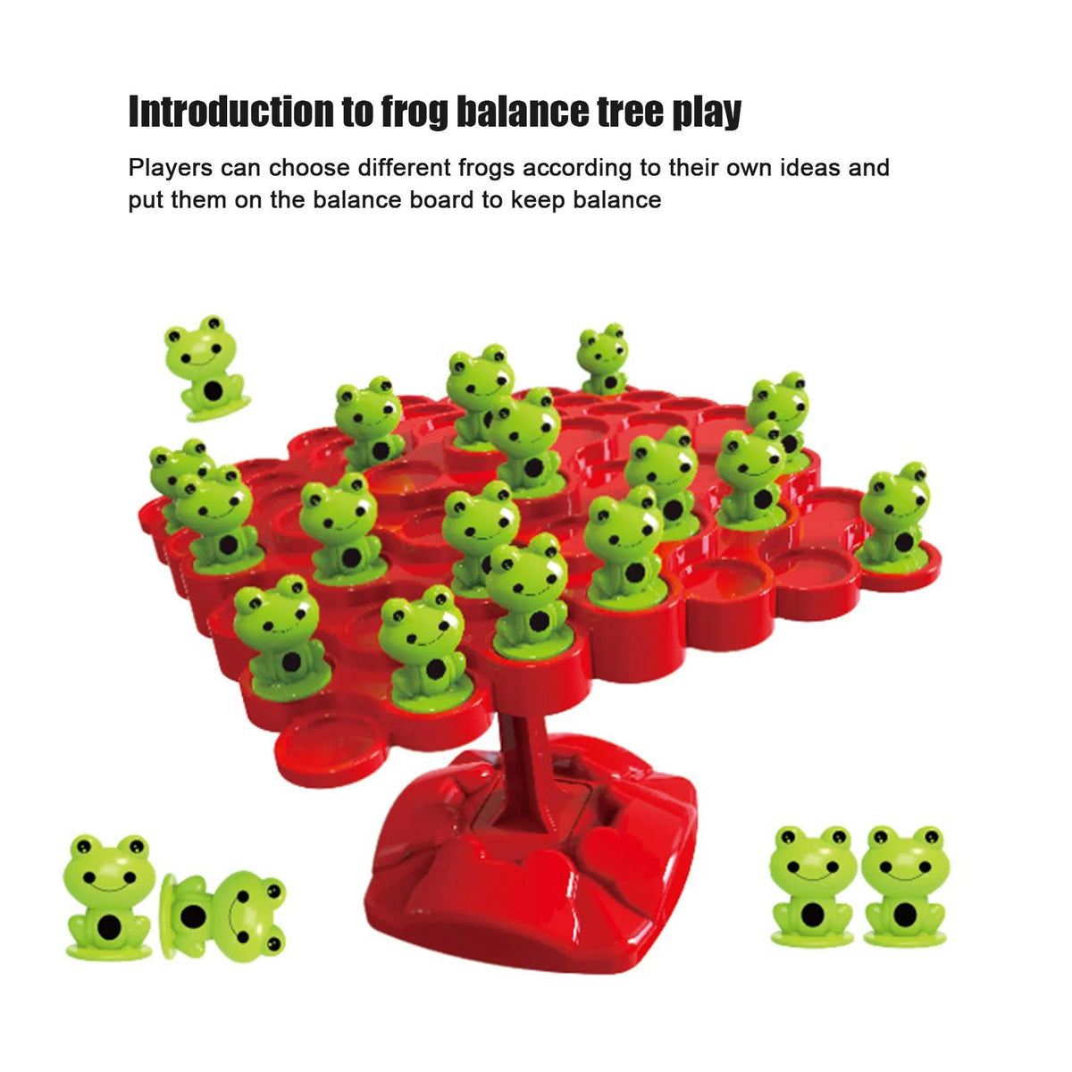 Frog Balance Counting Toys Board Game W82318