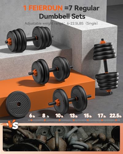 Adjustable Dumbbells Set with Connector Y2853